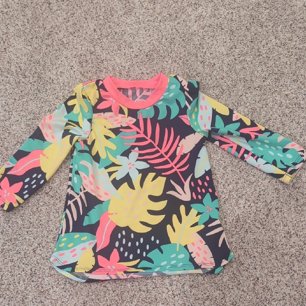 Cat & Jack Tropical Infant Swim Shirt